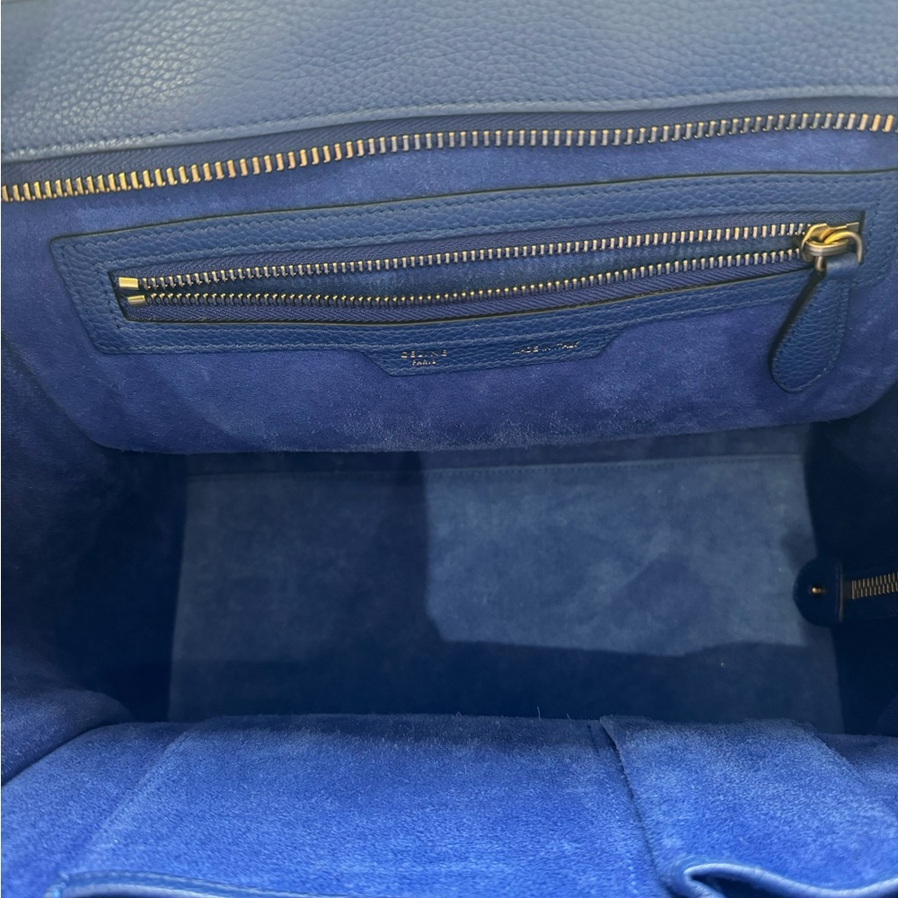 CELINE Tote Handbag Cobalt Blue - Picture 12 of 14